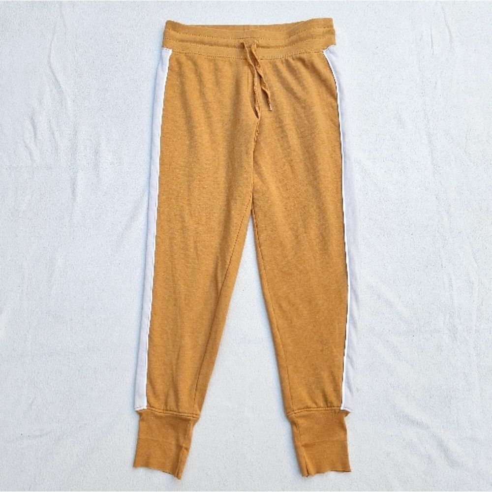 Aeropostale Tan and White Jogger Sweatpants